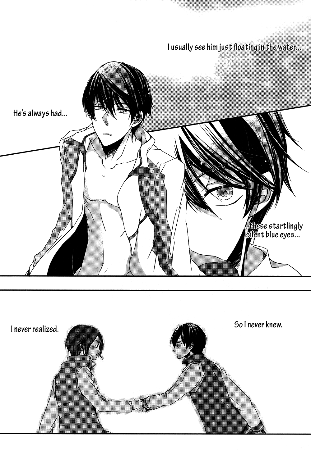 (恋愛自由形!夏本番) [OZ (シナノ)] ビードロの朝 (Free!) [英訳]