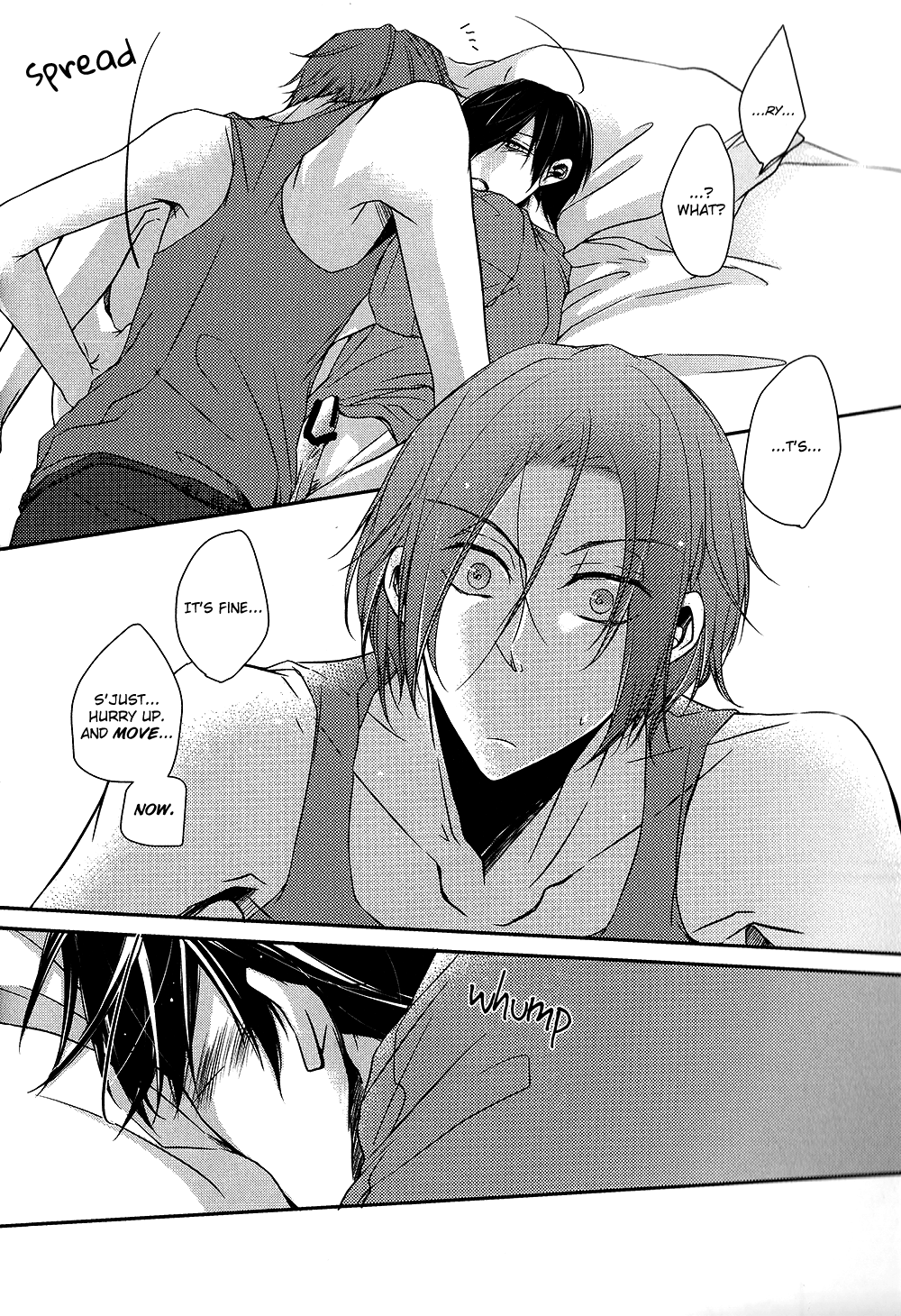 (恋愛自由形!夏本番) [OZ (シナノ)] ビードロの朝 (Free!) [英訳]