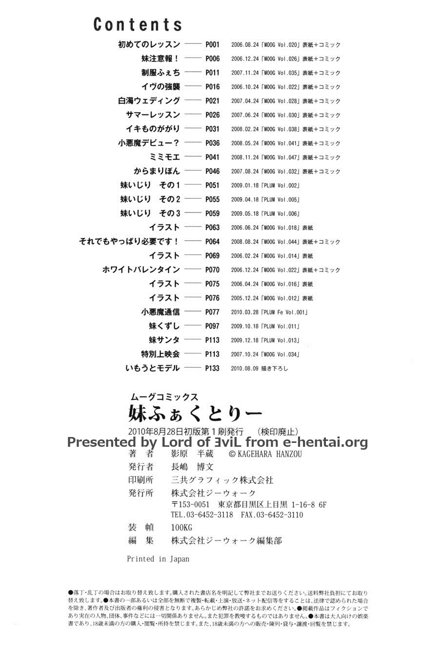 [影原半蔵] 妹ふぁくとりー (ムーグコミックス116) [DL版]