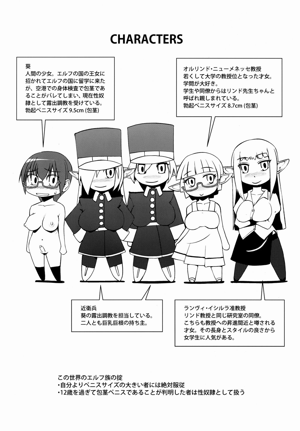 (ふたけっと8.5) [紺色ミルク色 (いちこ, 鈴木志奈)] エルフの国の堕ちたい教授 [英訳]