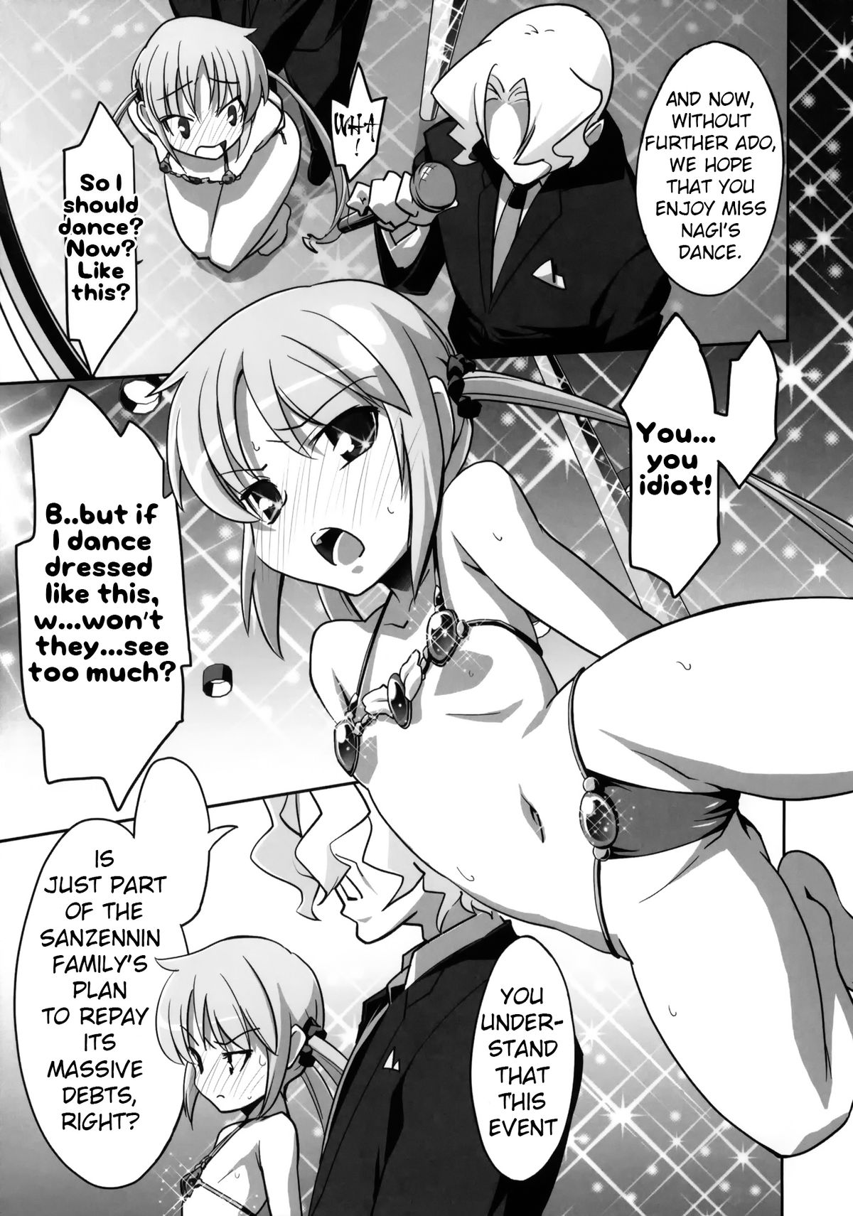 (C75) [みやんち (宮越良月)] DANCE CLUB SANZENIN (ハヤテのごとく!) [英訳]