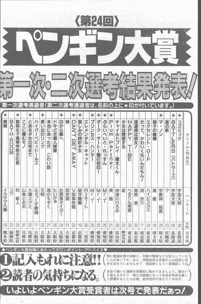 コミックペンギンクラブ三条館1999-01