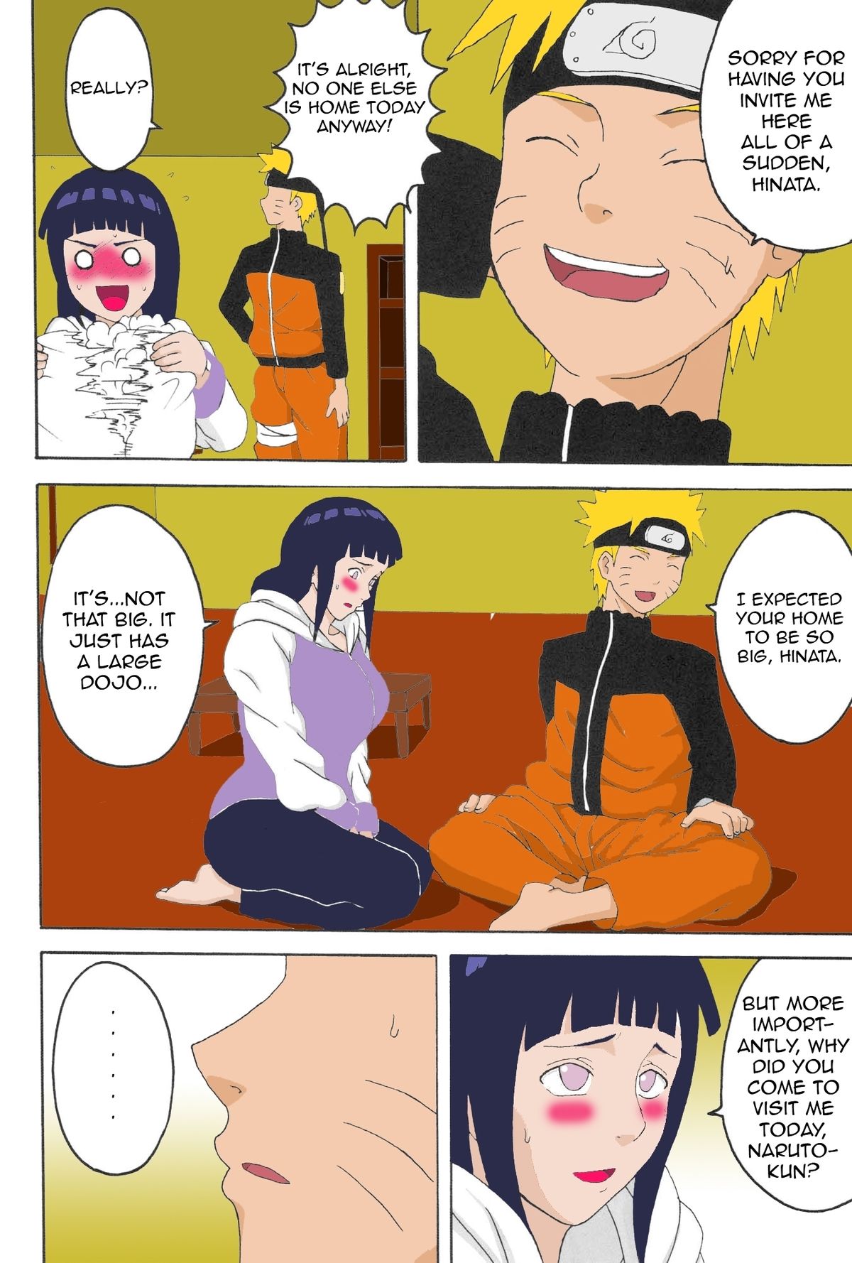 [NARUHO堂 (なるほど)] ヒナタ (NARUTO -ナルト-) [英訳] [カラー化]