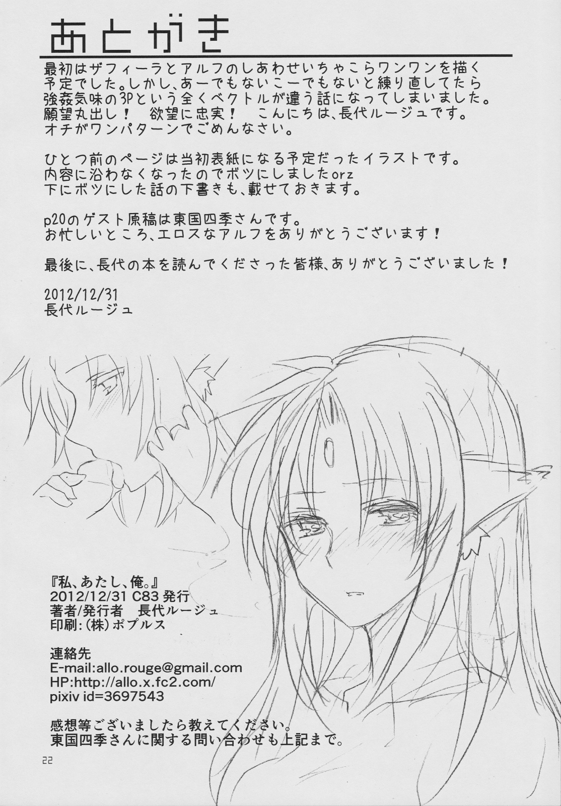 (C83) [allo (長代ルージュ)] 私、あたし、俺。 (魔法少女リリカルなのは)