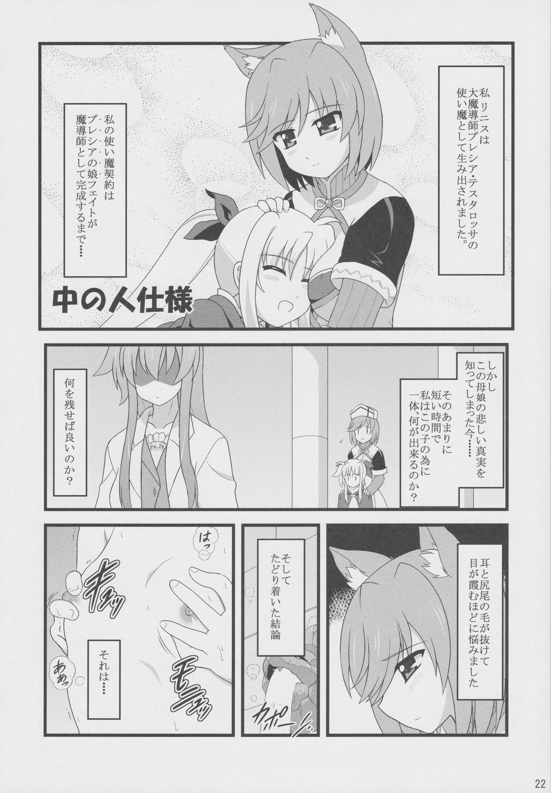 (C83) [朽木ノ洞 (エンマコオロギ)] 夜天ノ犬長夜 (魔法少女リリカルなのは)