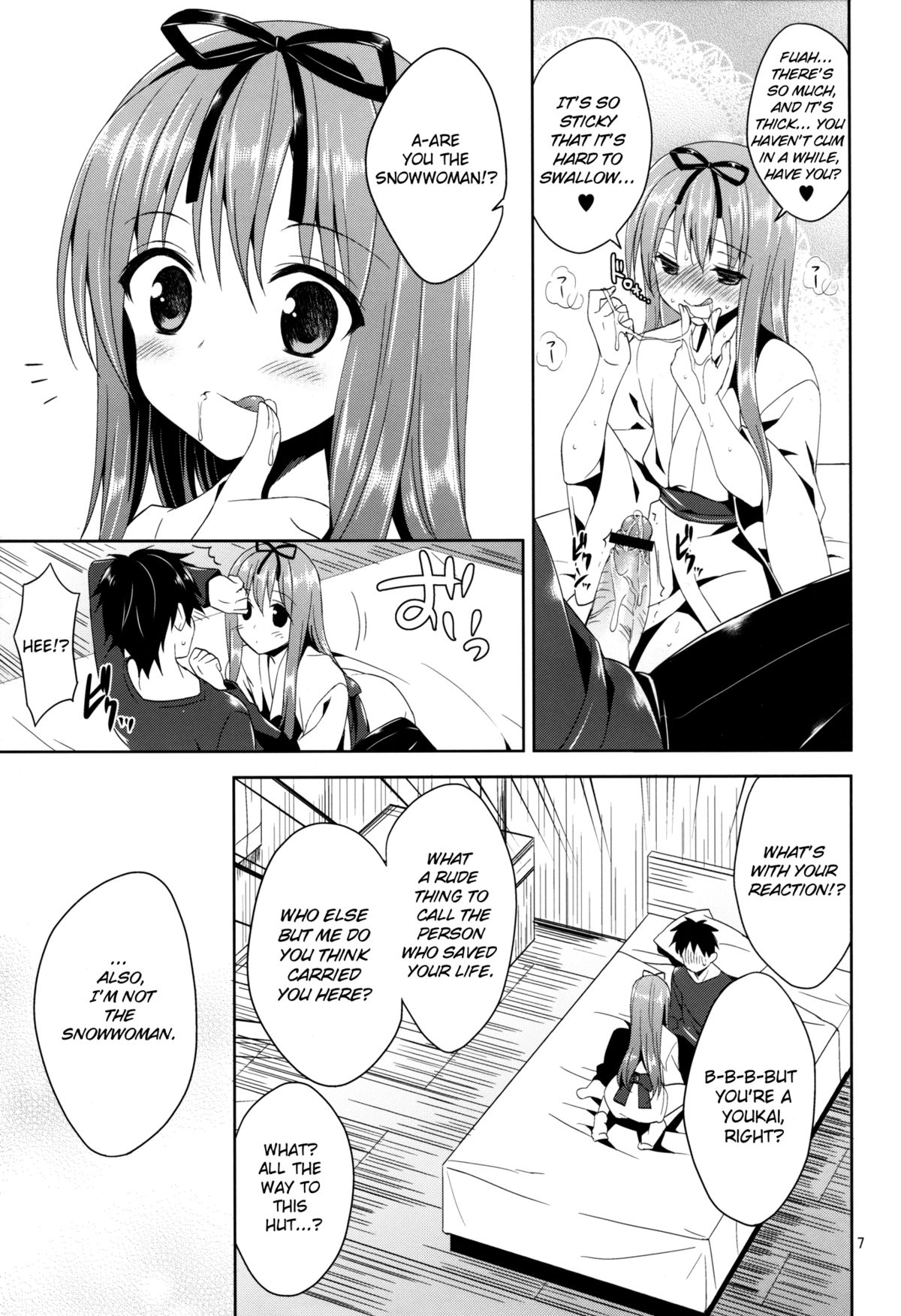 (C83) [空色まーち (成沢空)] この山、淫乱雪男の娘出没注意! [英訳]