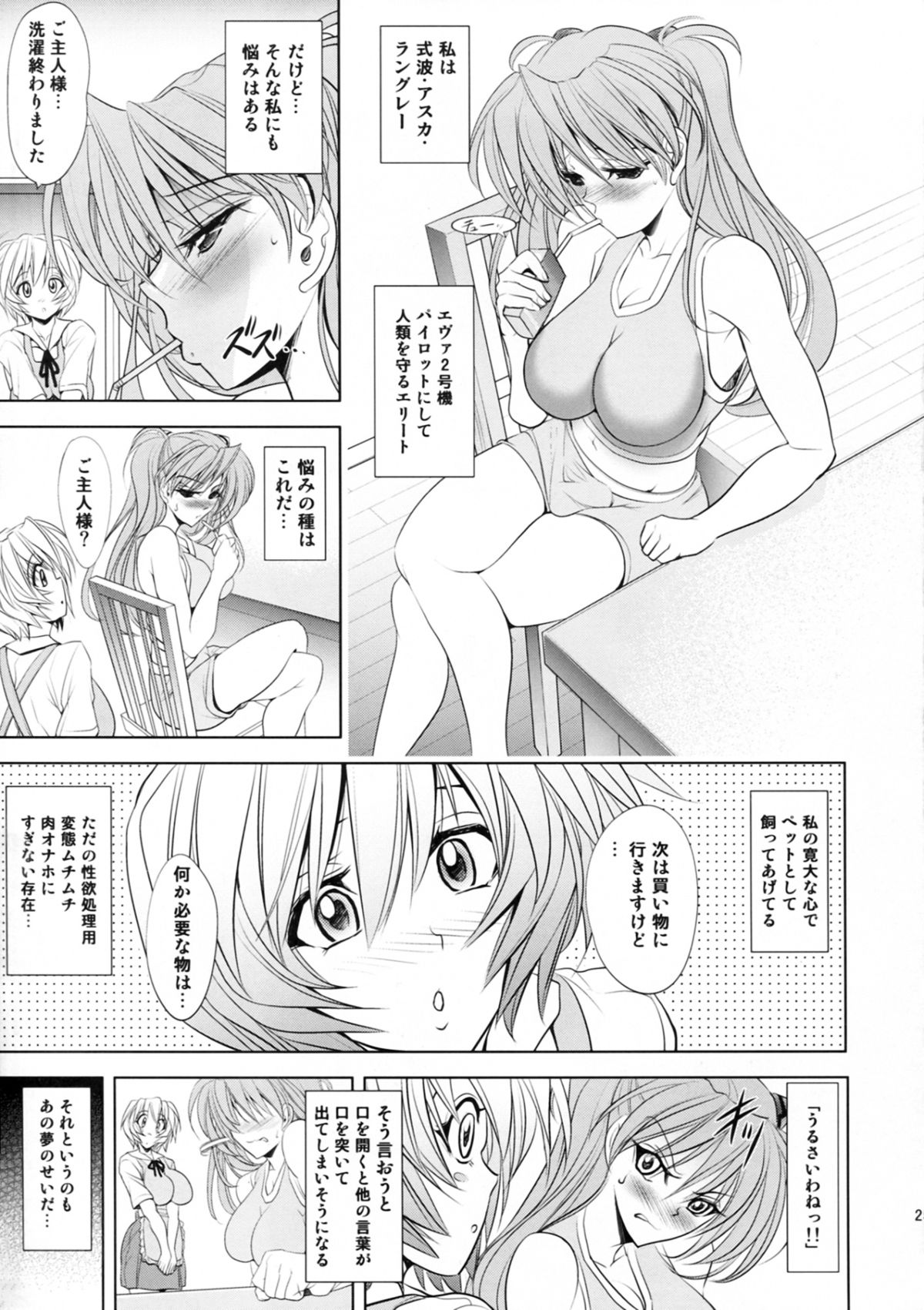 (C83) [瓦屋本舗 (瓦屋A太)] PRINCESS AND THE SLAVE (新世紀エヴァンゲリオン)