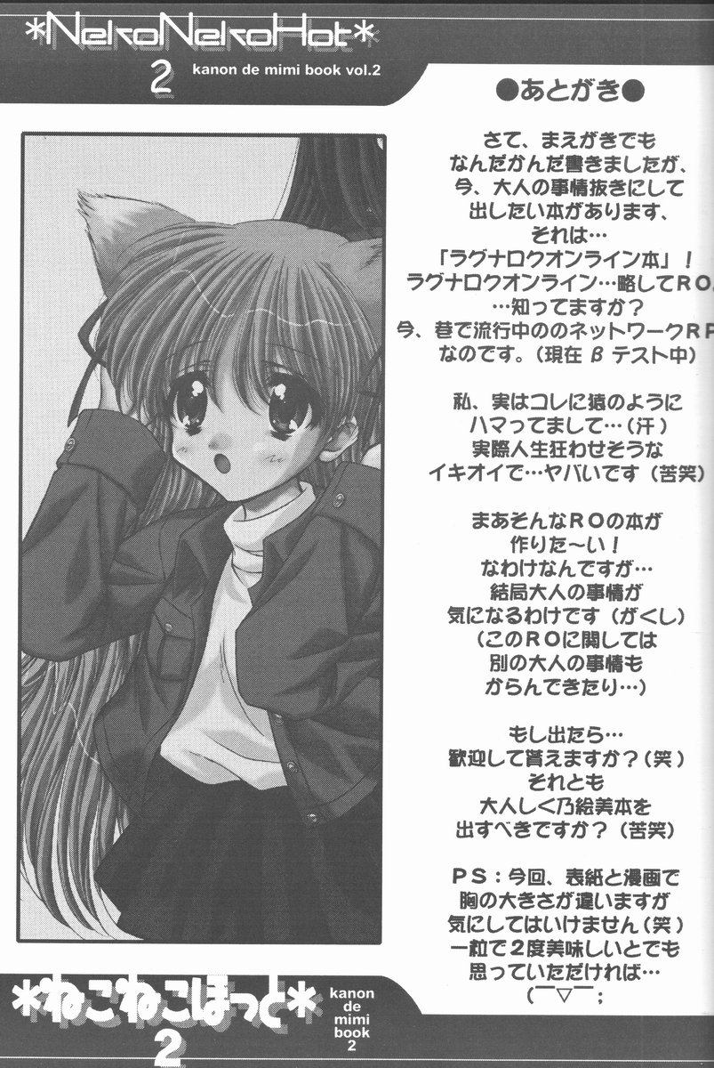 (Cレヴォ21) [阿修羅屋 (くしだあしゅら)] ねこねこほっと 2 (カノン)