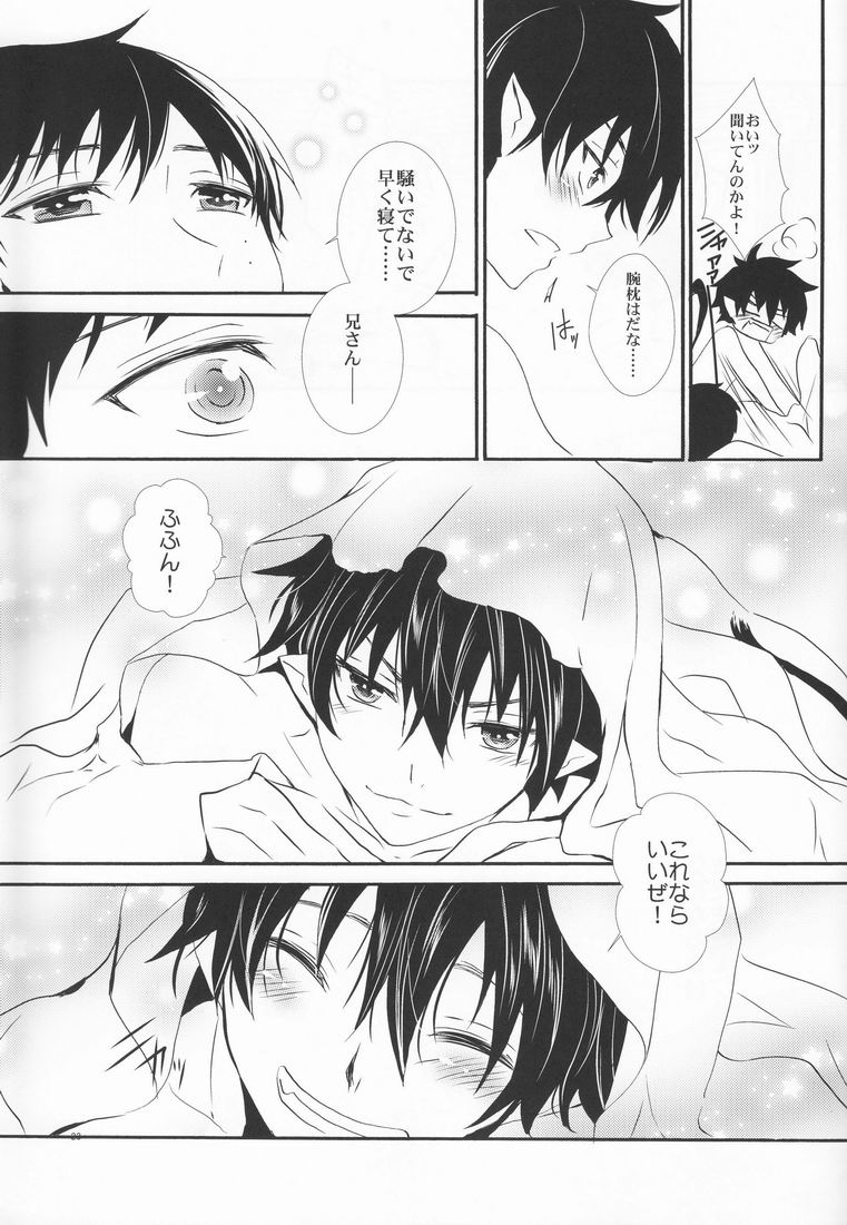 (青の聖域) [恋舞EXE (すぶた)] 兄さんの好奇心 (青の祓魔師)