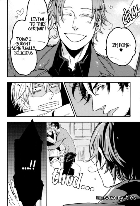 [MICROMACRO (サコ。)] unsavory ties (Axis Powers ヘタリア) [英訳]
