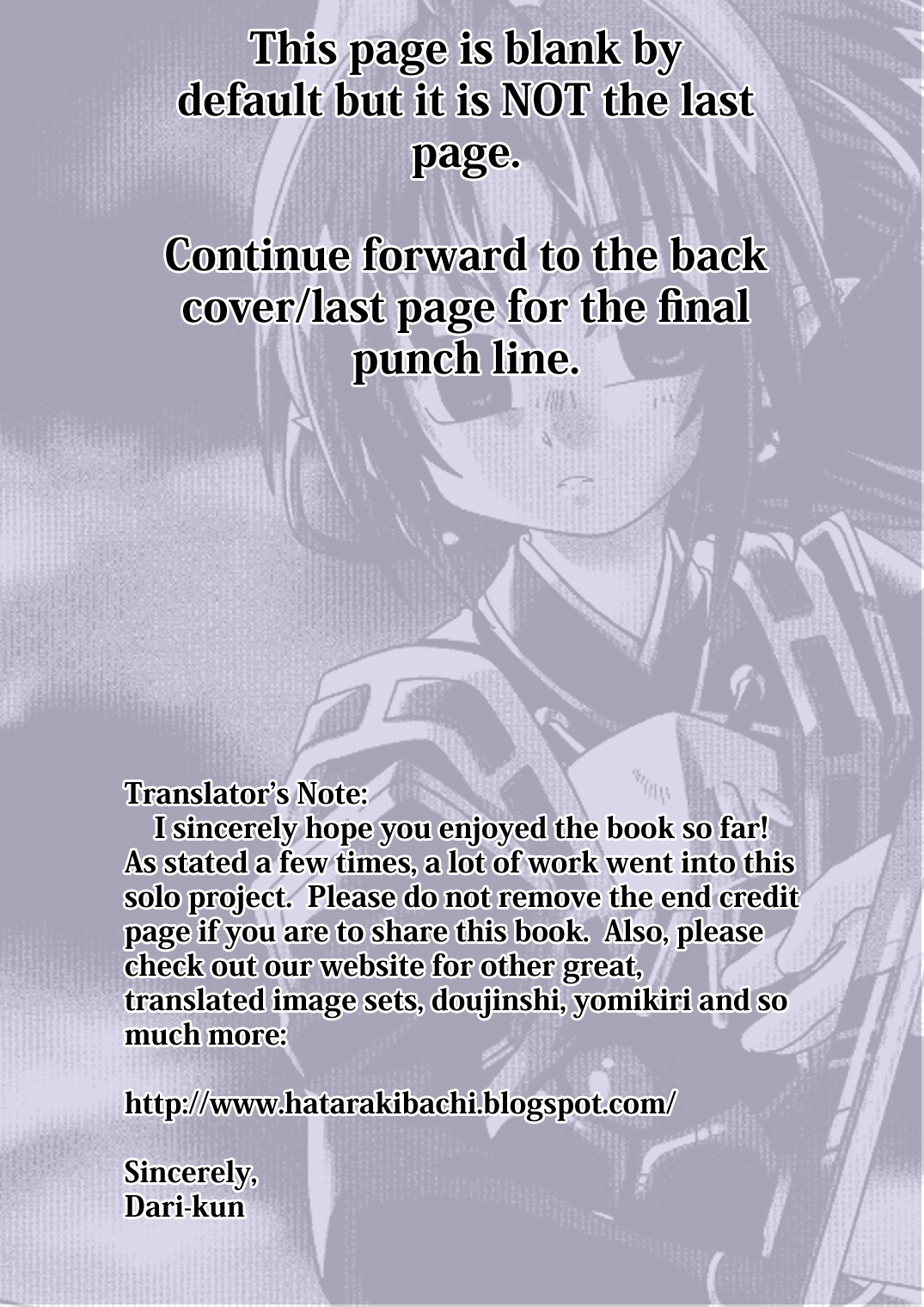 [Luciferhood (有頂天)] Funky Lovechild (神羅万象チョコ) [英訳]