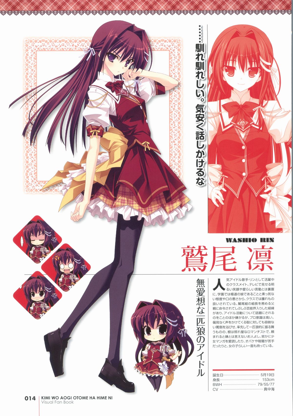 君を仰ぎ乙女は姫にビジュアルファンブック