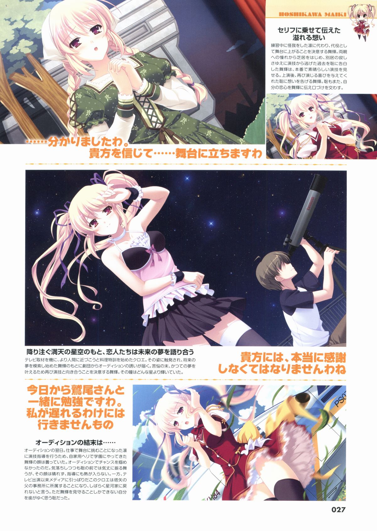 君を仰ぎ乙女は姫にビジュアルファンブック