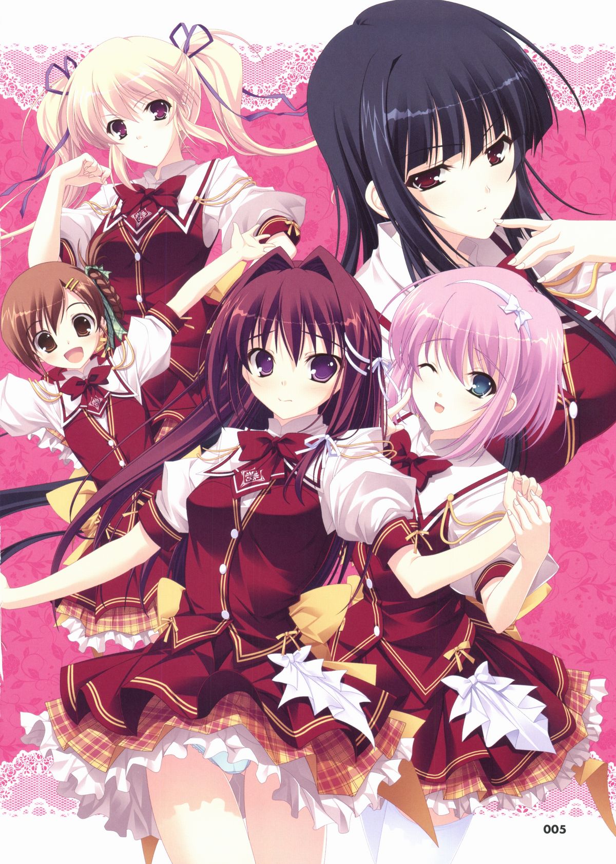 君を仰ぎ乙女は姫にビジュアルファンブック