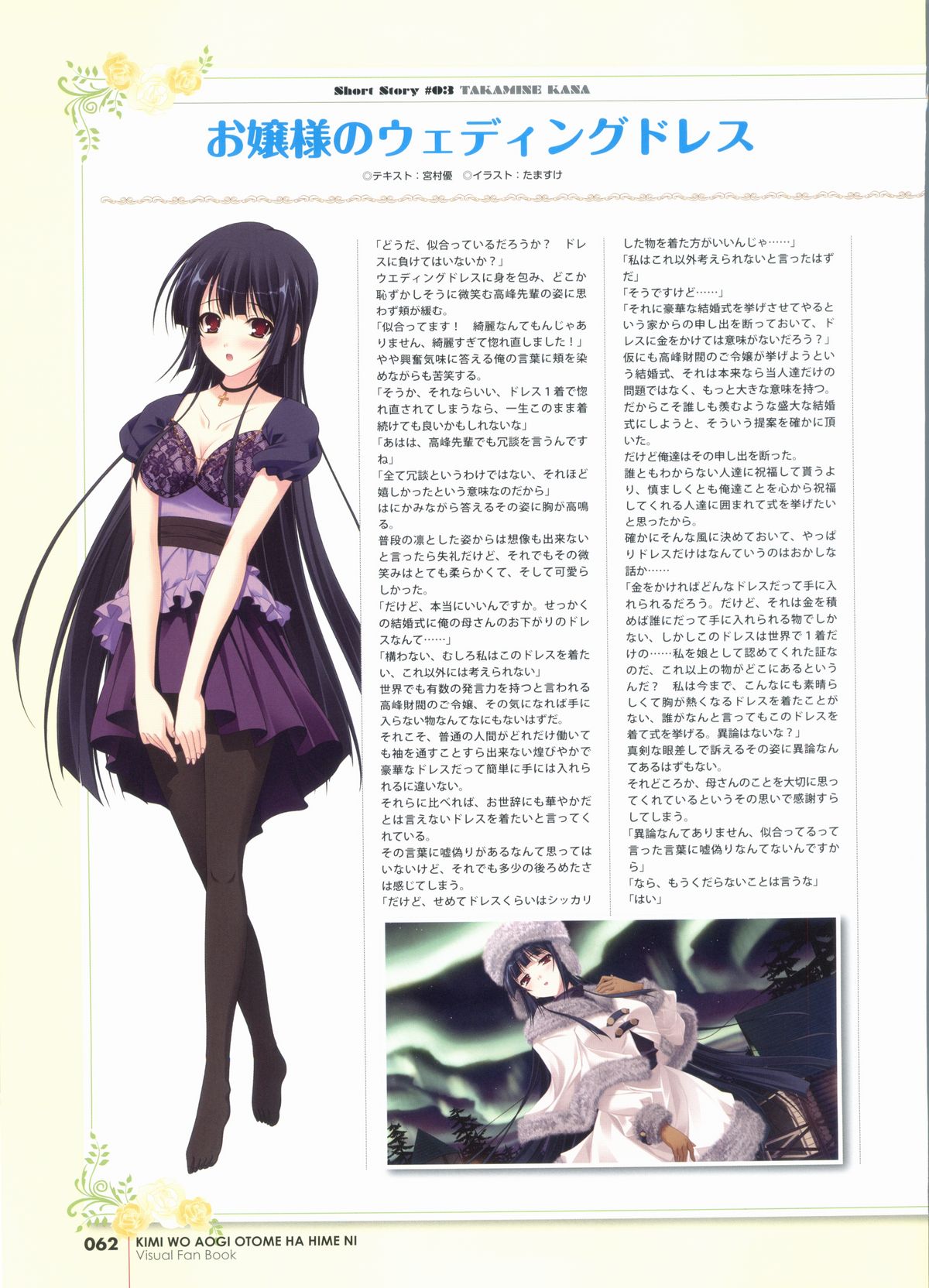 君を仰ぎ乙女は姫にビジュアルファンブック