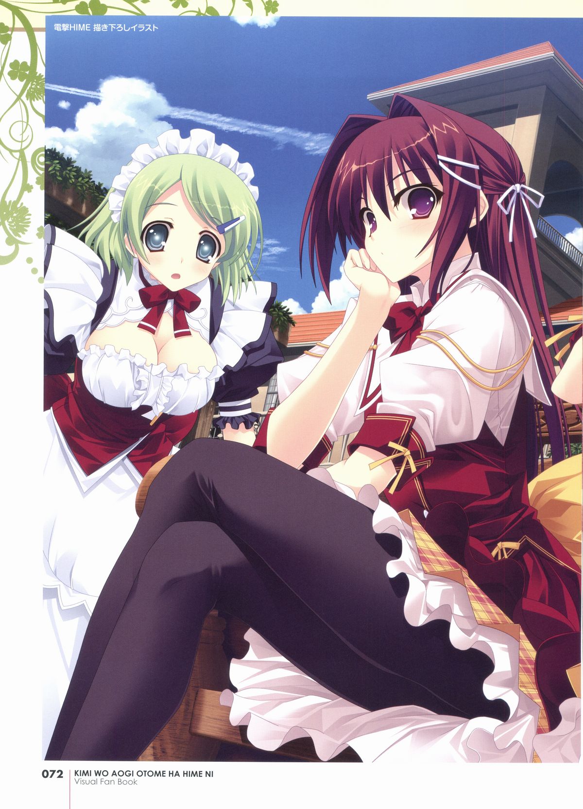 君を仰ぎ乙女は姫にビジュアルファンブック