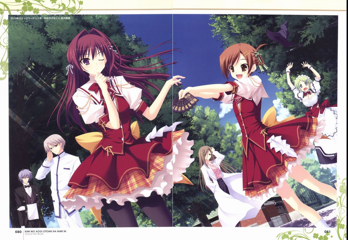 君を仰ぎ乙女は姫にビジュアルファンブック