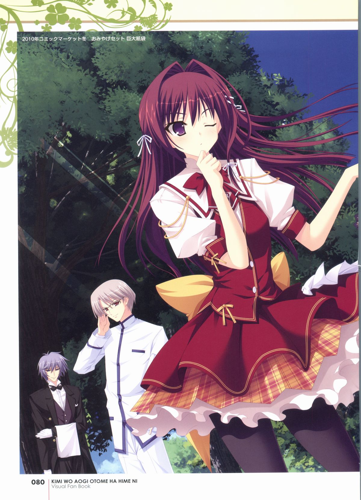 君を仰ぎ乙女は姫にビジュアルファンブック