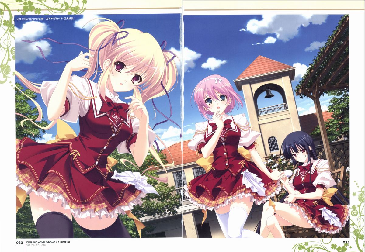 君を仰ぎ乙女は姫にビジュアルファンブック