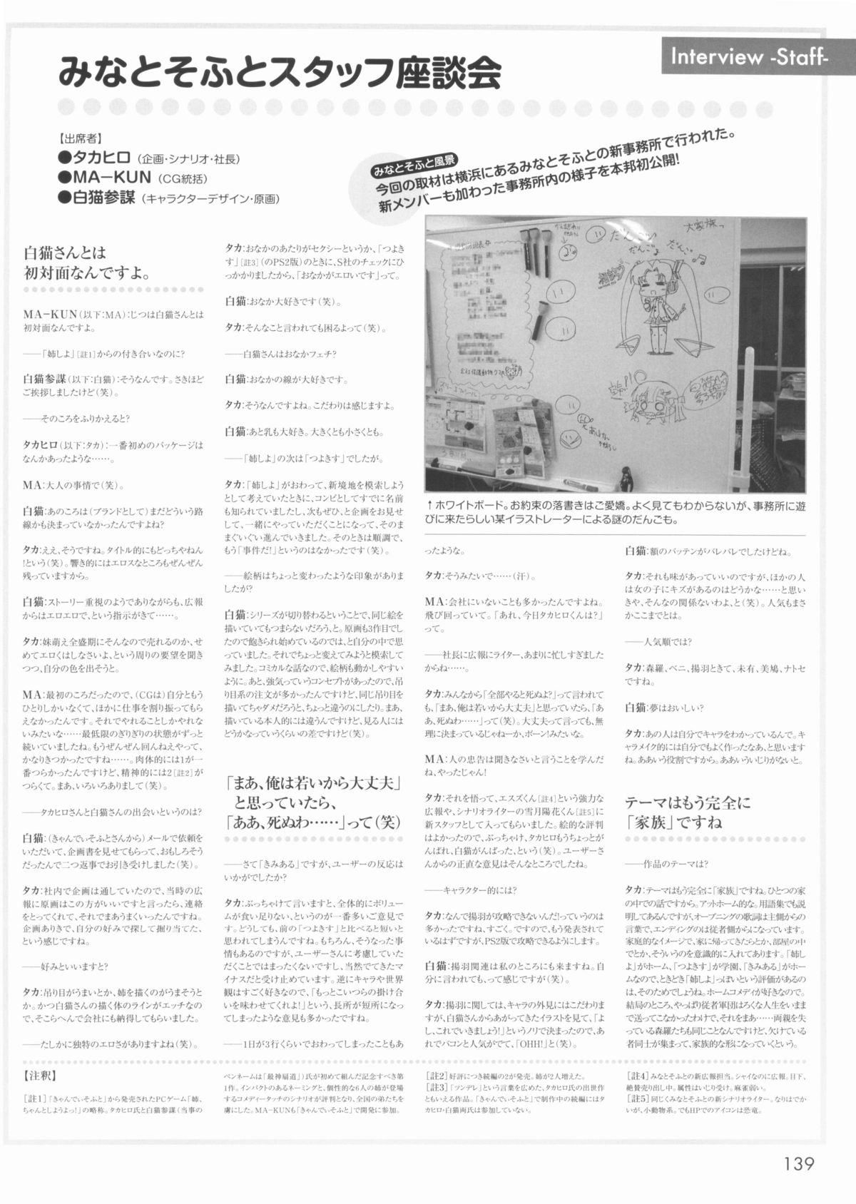 [白猫参謀] 君が主で執事が俺でオフィシャルファンブック