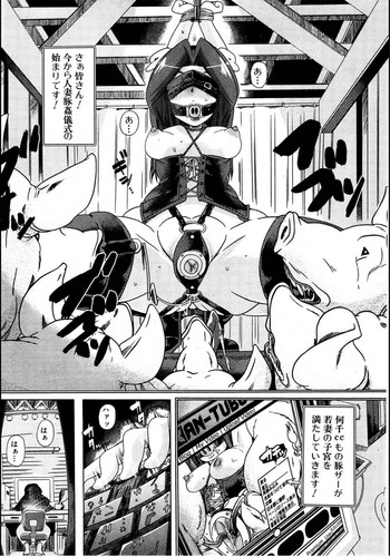 [チキコ (PLECO)] 獣姦☆豚活 (BUSTER COMIC 2012年01月号)