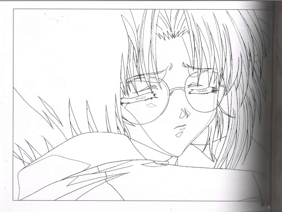 （画集）【顔のない月】アニメ設定