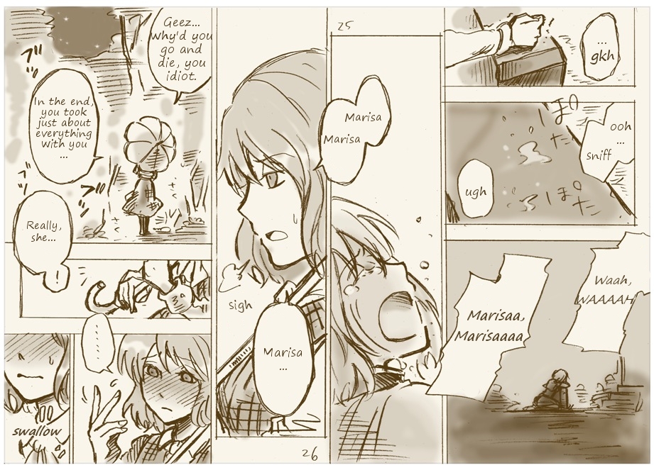 【チャリン】マリサのお墓にて（東方Project）【英語】