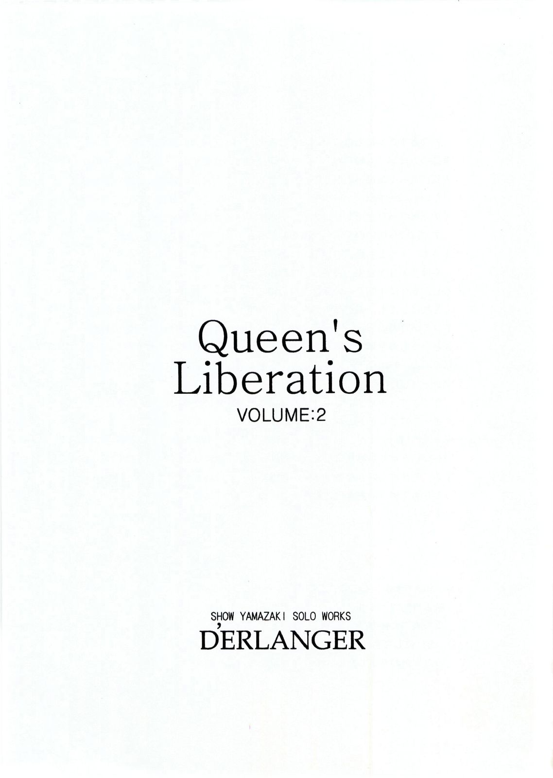[D'ERLANGER (夜魔咲翔)] Queen's Liberation VOLUME：2 (クイーンズブレイド)