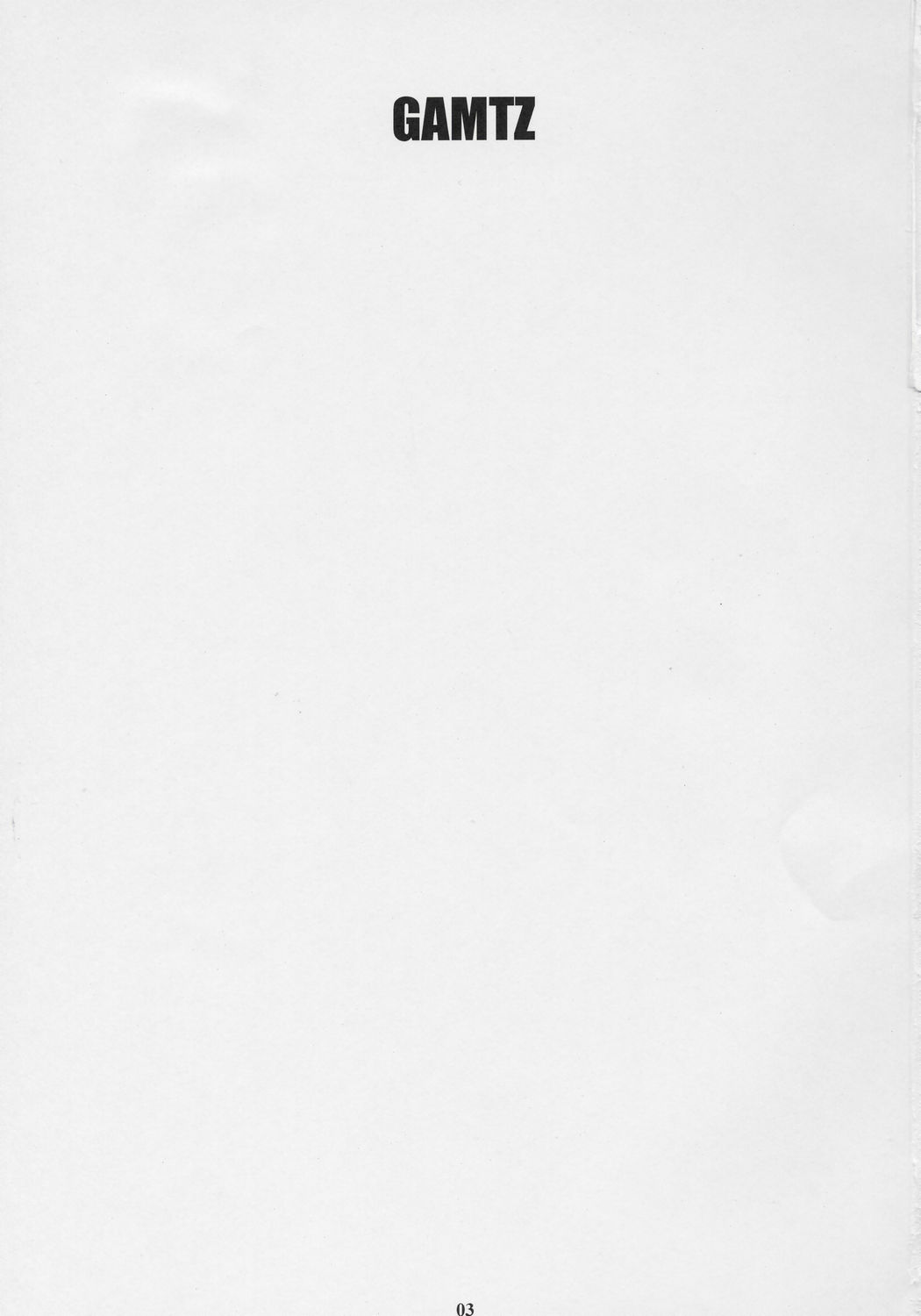 (C69) [M (天野雨乃)] GAMTZ (ガンツ) [英訳]