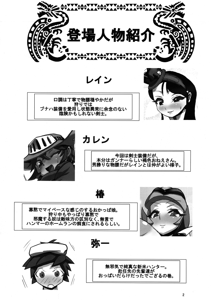 (C80) [ツリムラ (ヒスタミンC)] Rookie Hunter (モンスターハンター)