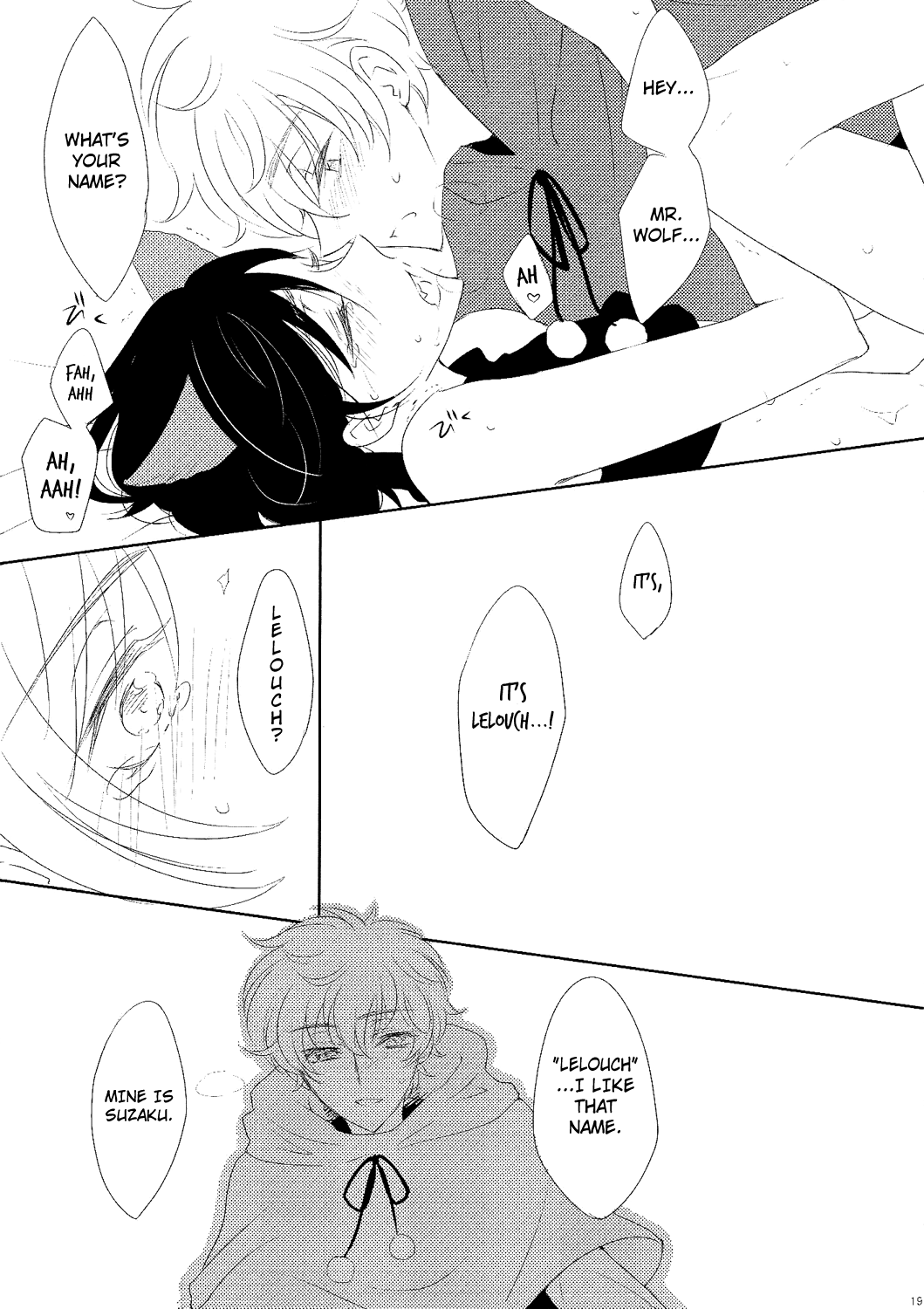 [5to:D (かべ)] 狼さん気をつけて! (コードギアス) [英訳]