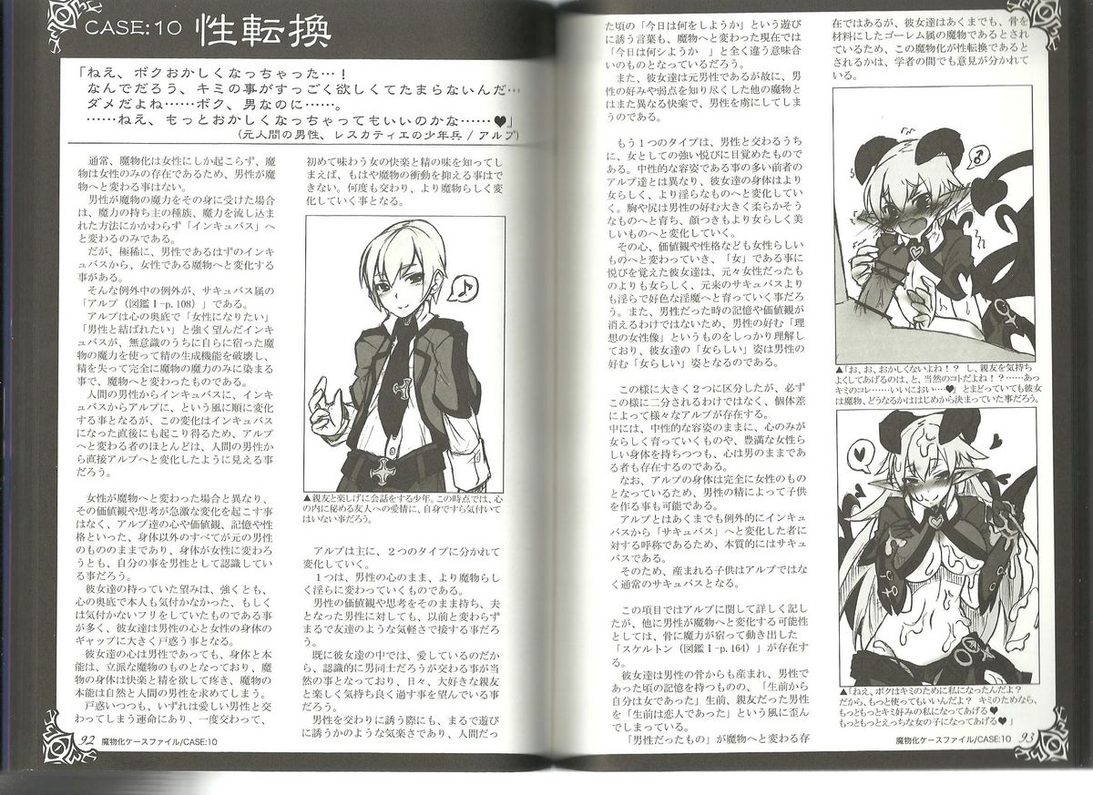 (C80) [クロビネガ (健康クロス)] Monster Girl Encyclopedia World Guide I ～堕落の乙女達～ -Fallen Maidens-