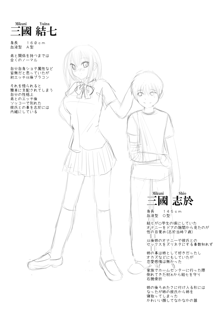 [シングレフトビハインド] もろ姉弟の二人が周りに人の居る病室のベッドでカーテン1枚を隔てて近親あん♪あん♪するやつ (オリジナル)