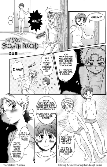 (CUTE☆6) [CUTE☆事務局 (ぐり)] ひみつの成長日記 (CUTE☆ANTHOLOGY春) [英訳] [無修正]