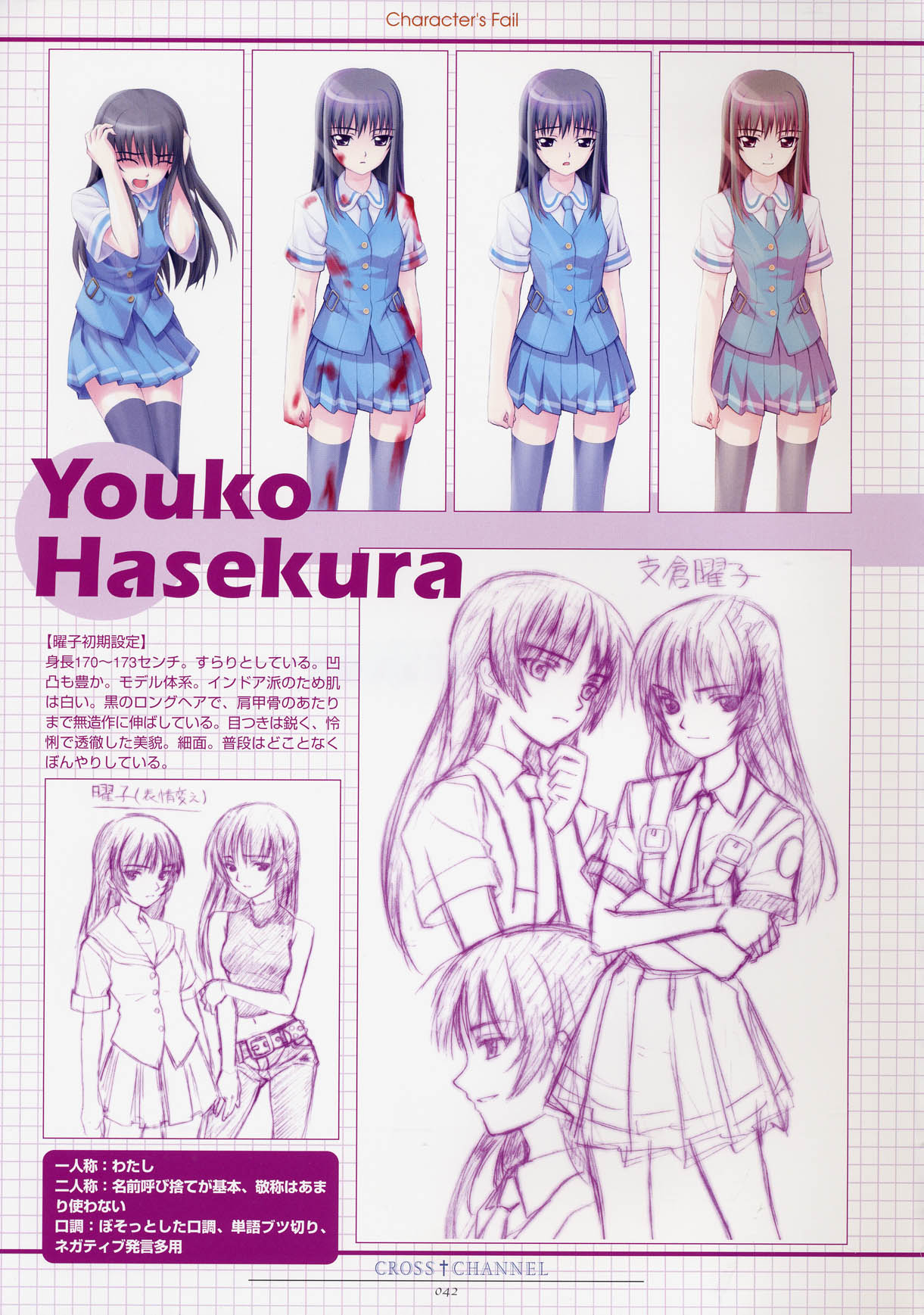 [FlyingShine (松竜)] CROSS†CHANNEL 公式設定資料集