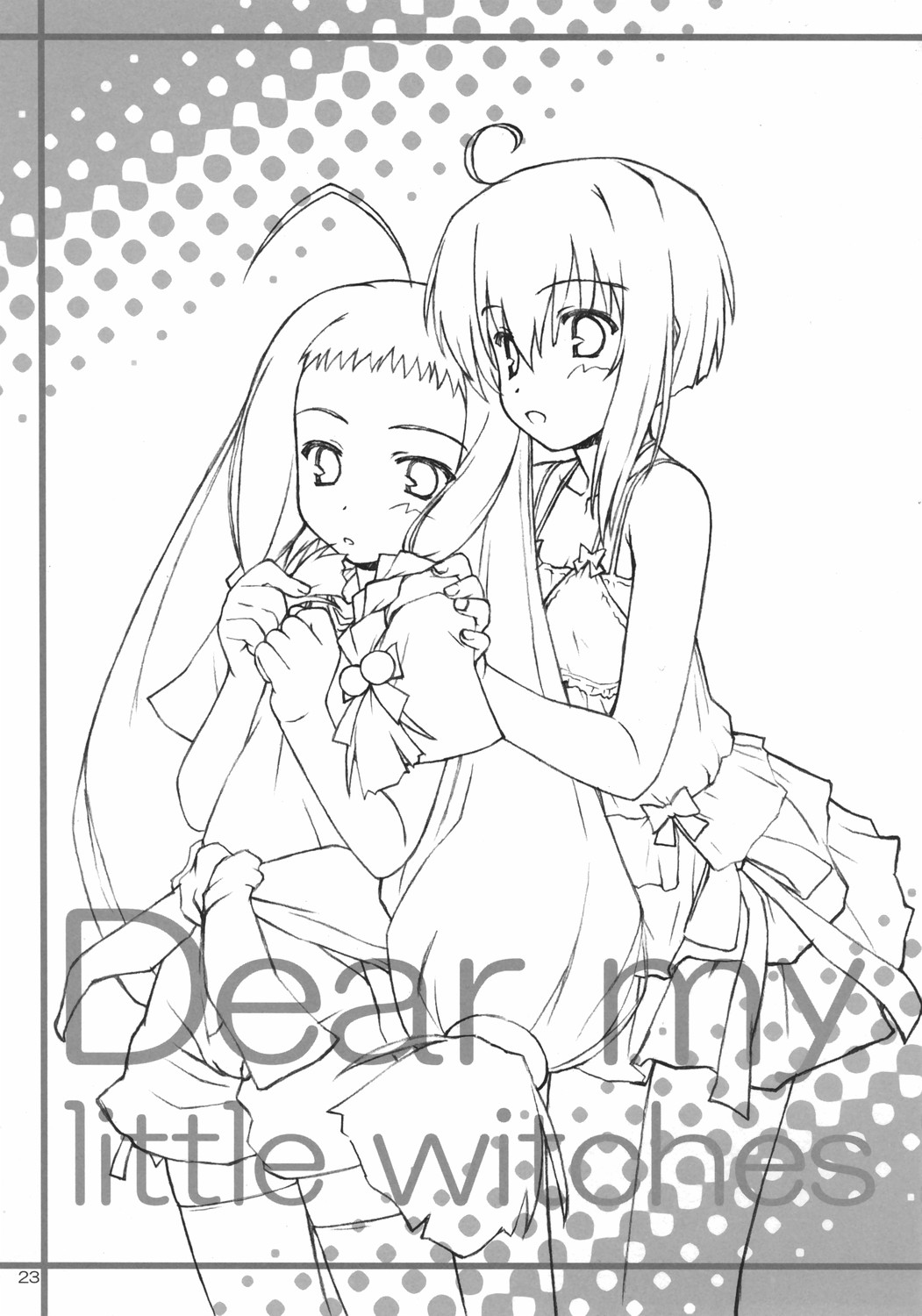 (C72) [BLUE WAVE (たまひよ)] Dear My Little Witches (魔法先生ネギま!) [英訳]