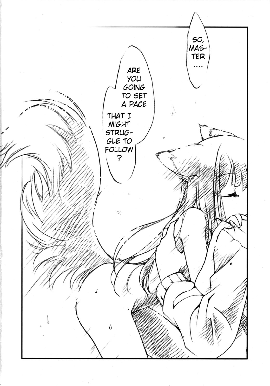 (COMIC1☆2) [ひなプリン (いくたたかのん)] 狼のちょっとHな話 (狼と香辛料) [英訳]