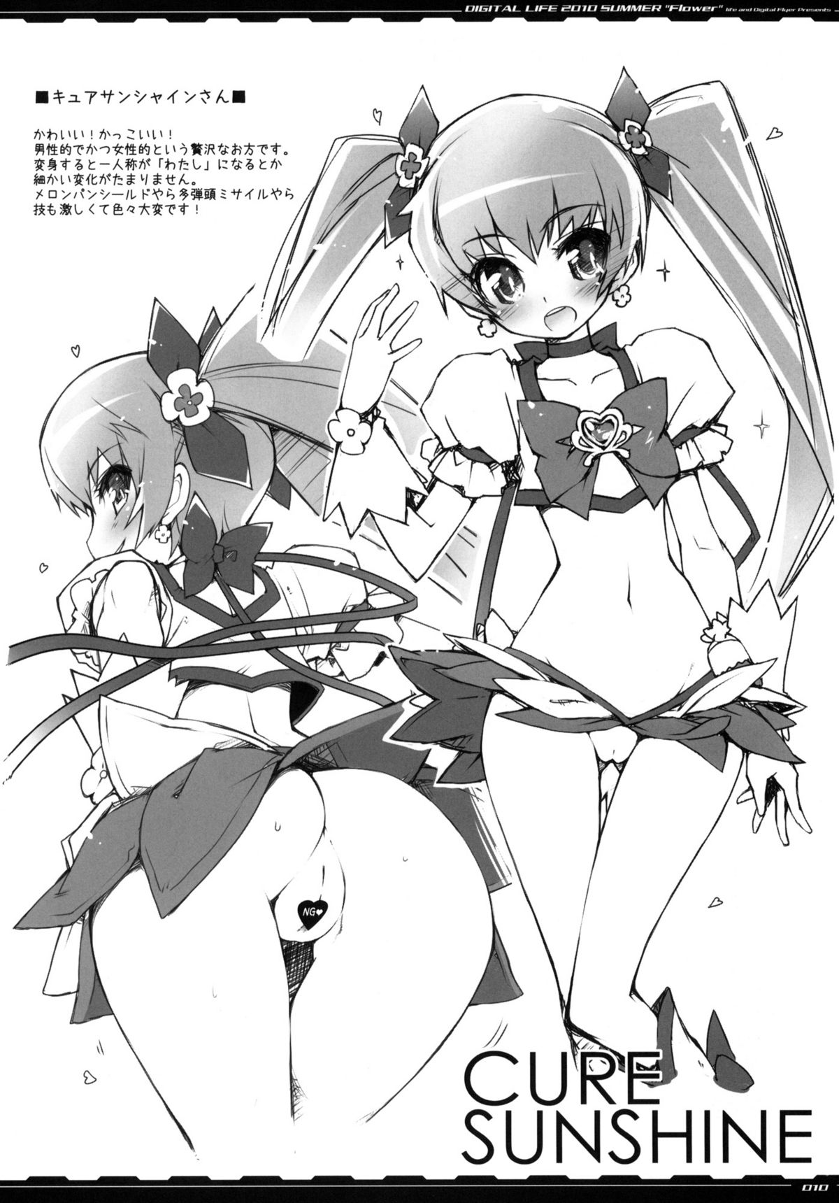 (C78) [life、Digital Flyer (葉賀ユイ、大田優一)] DIGITAL LIFE 2010 SUMMER 花 (ハートキャッチプリキュア!)