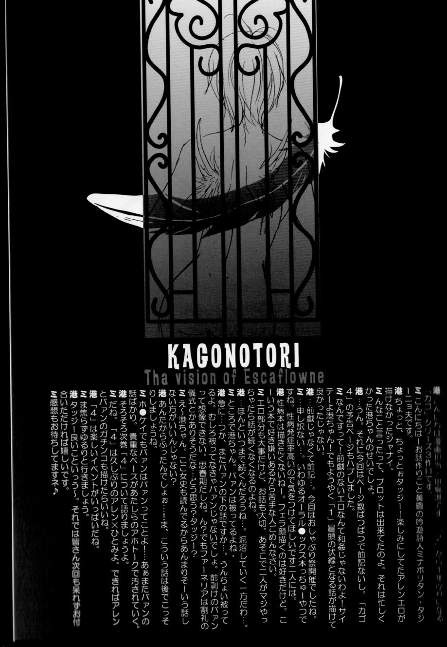 (C68) [タカハシ看板店 (田島港)] カゴノトリ3 (天空のエスカフローネ)