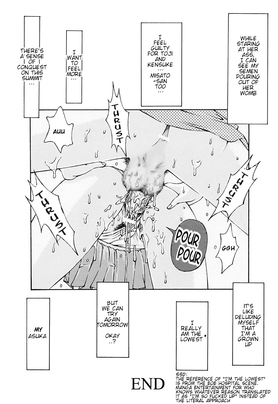 (C64) [天狗のつづら (黒てんぐ)] LOVE CASK (新世紀エヴァンゲリオン) [英訳]