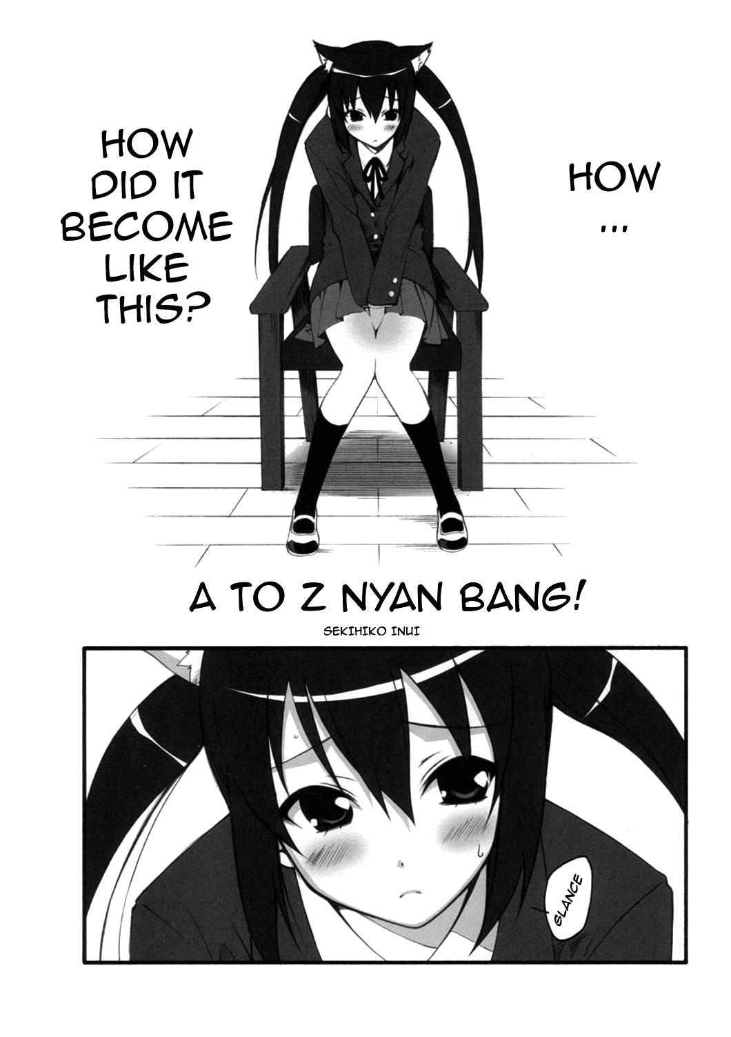 (COMIC1☆4) [MIX-ISM (犬威赤彦)] A to Z Nyan Bang !! (けいおん!) [英訳]