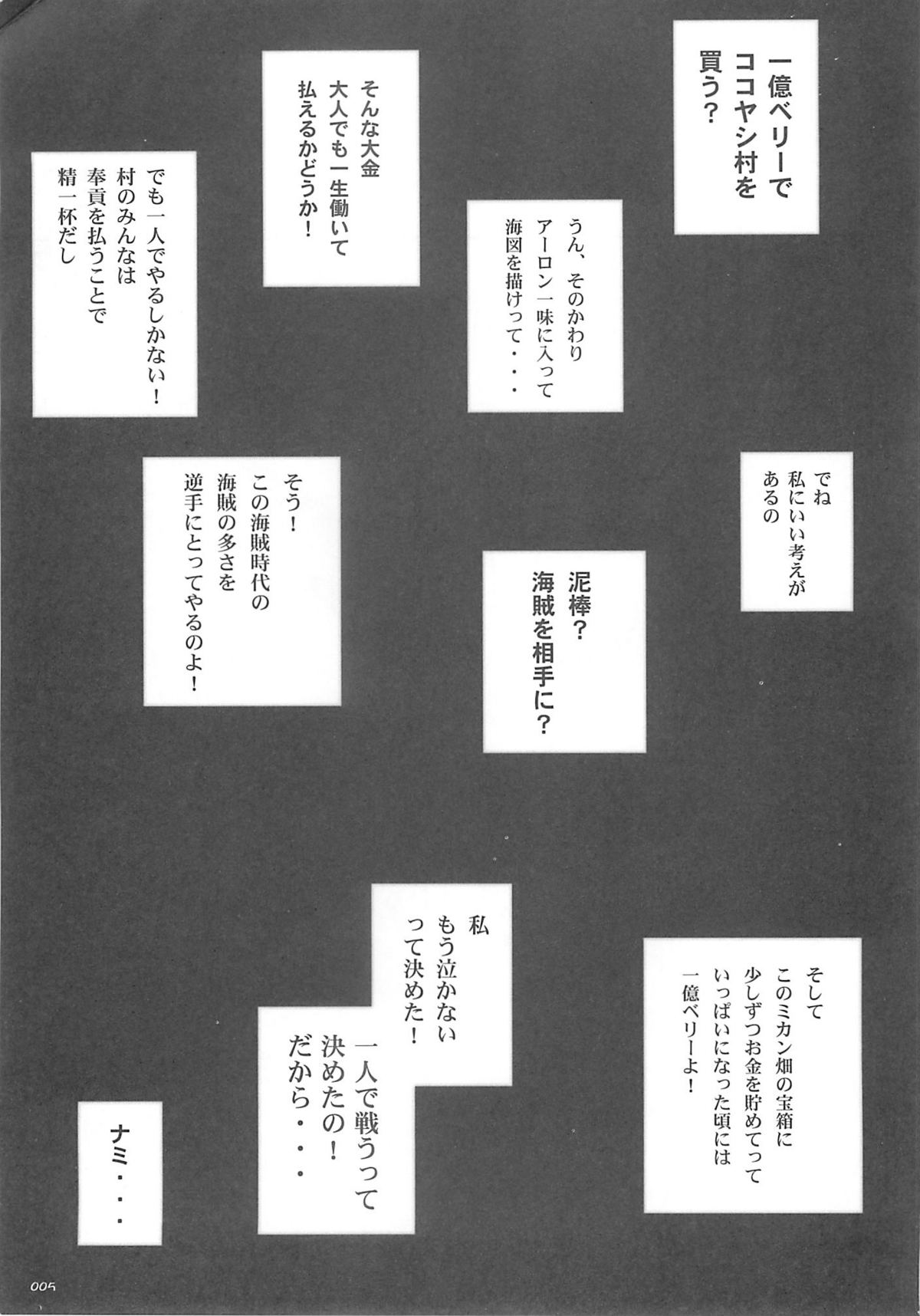 [サークル空想実験 (宗人)] 空想実験 vol.5 (ONE PIECE)