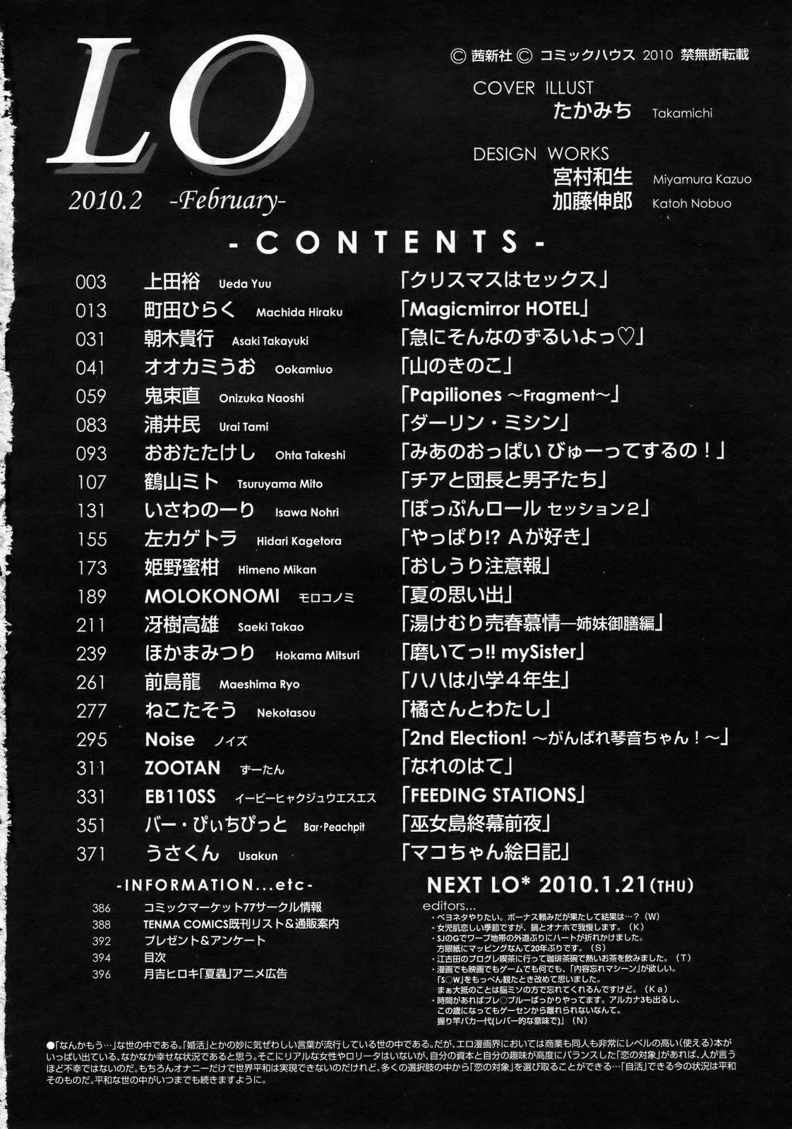 COMIC LO 2010年2月号 Vol.71