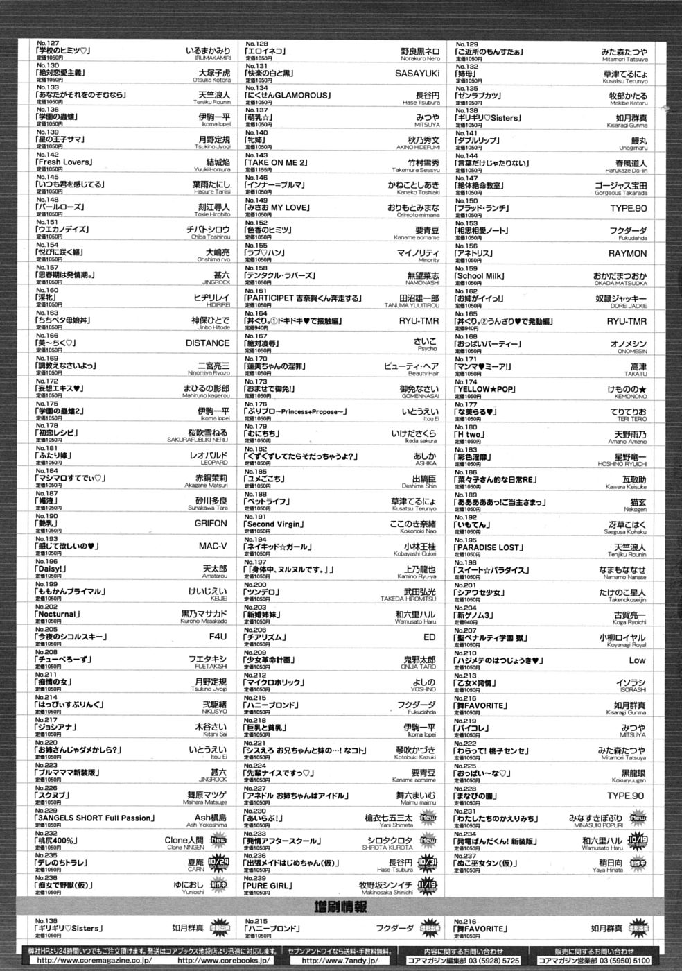 コミックメガストアH 2009年11月号
