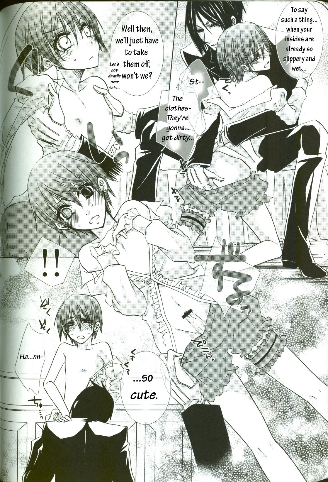 [ぴんくのこねこ (なおきち。)] Trick or Treat? (黒執事) [英訳]