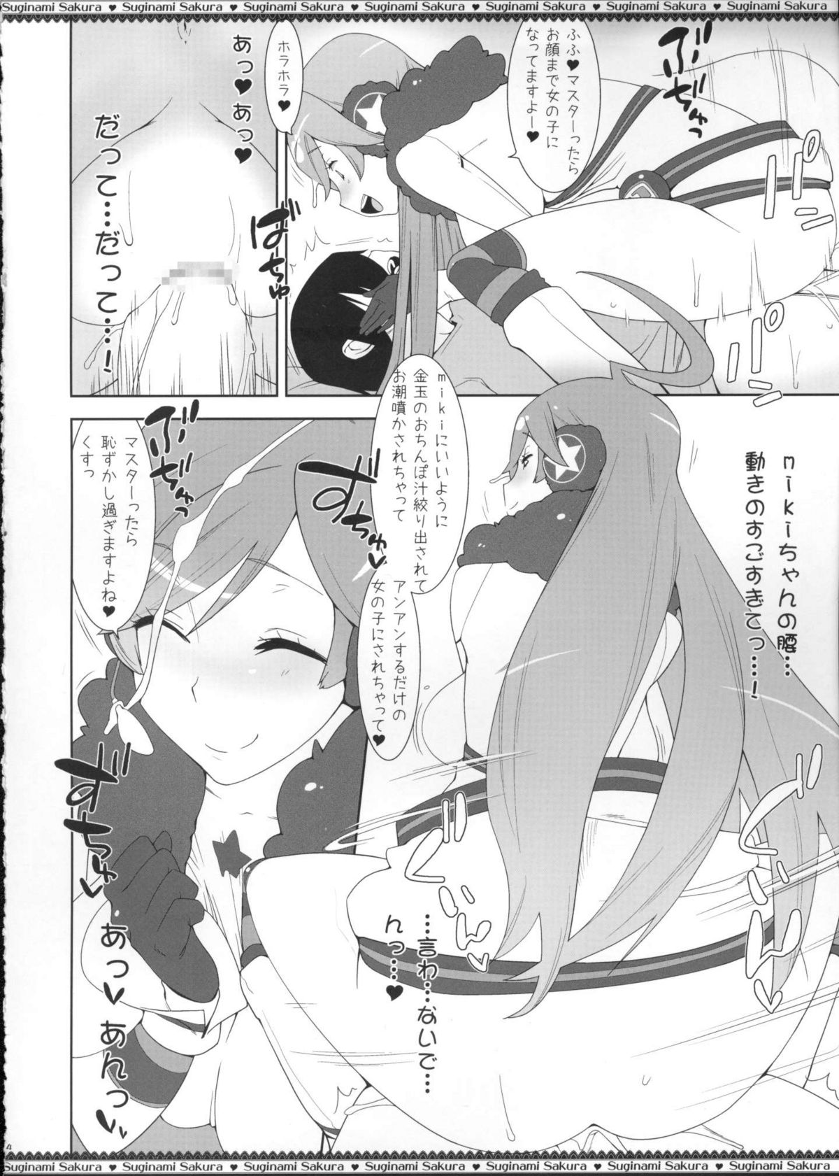 (C77) [杉並さくら (緒方マミ美)] mikiちゃんのマスター搾り (VOCALOID)