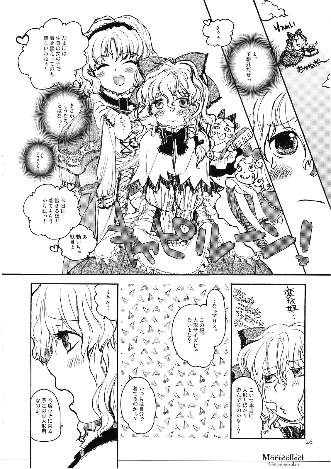 (C74) [少女頭巾 (鳩麦月々)] Marecollect (東方Project)