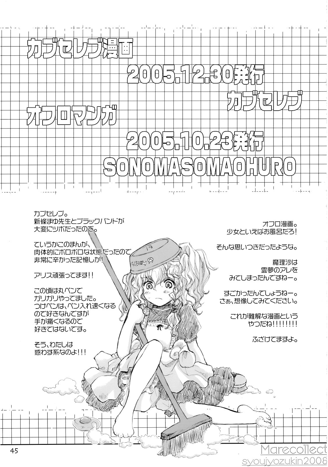 (C74) [少女頭巾 (鳩麦月々)] Marecollect (東方Project)