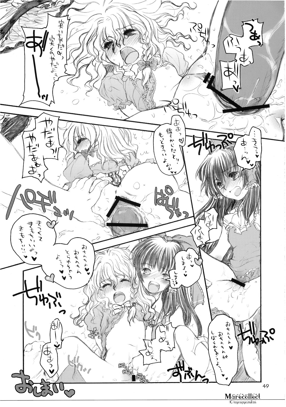 (C74) [少女頭巾 (鳩麦月々)] Marecollect (東方Project)