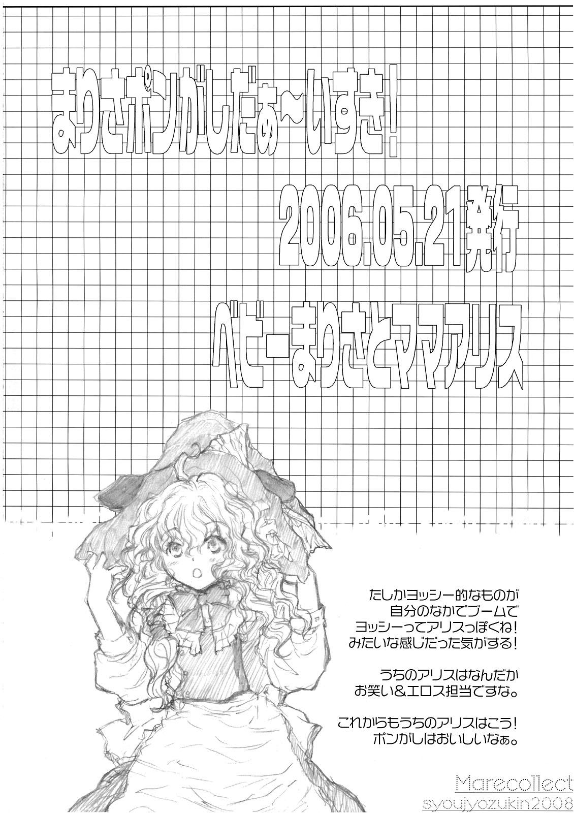 (C74) [少女頭巾 (鳩麦月々)] Marecollect (東方Project)